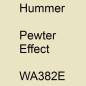 Preview: Hummer, Pewter Effect, WA382E.